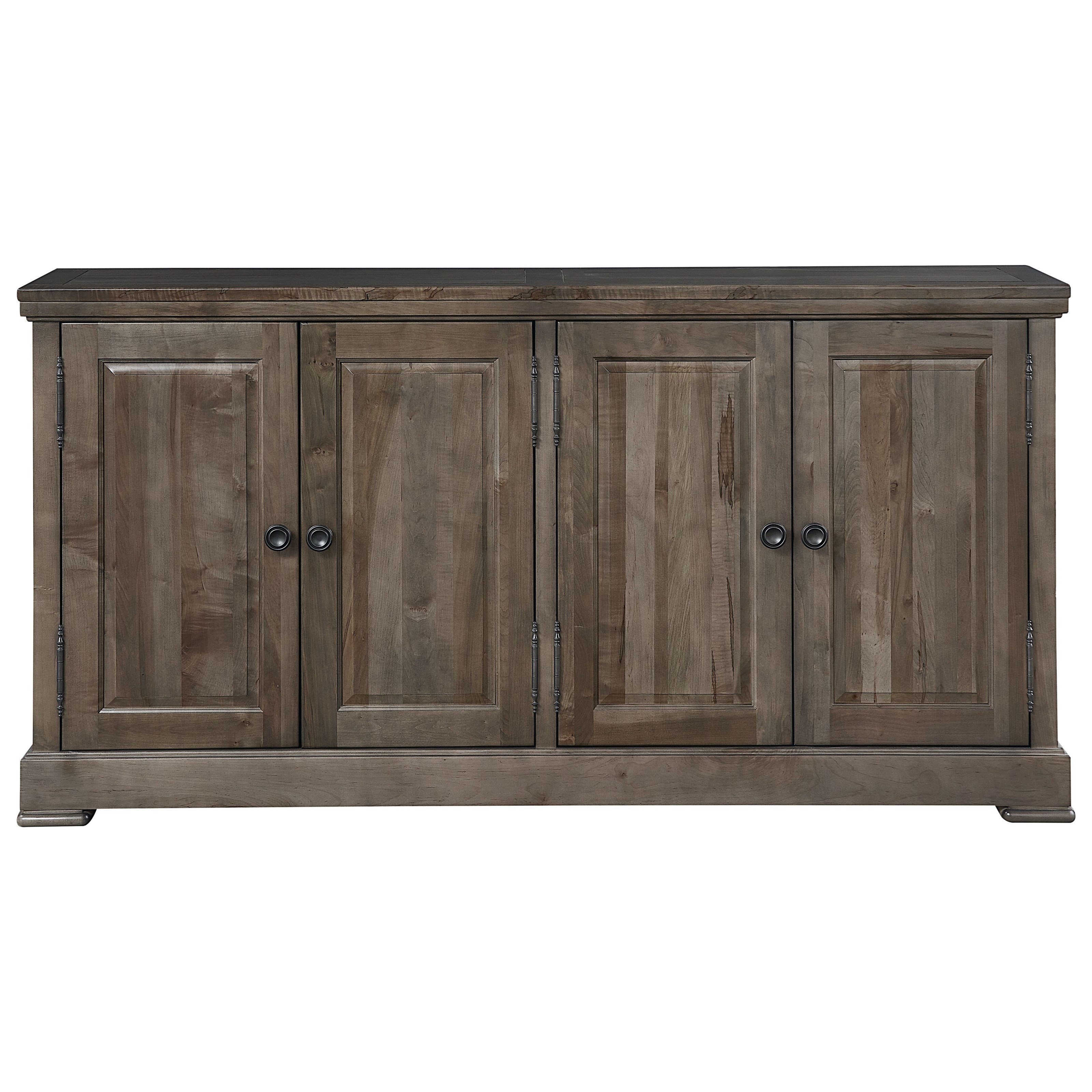 Solid wood deals buffet server