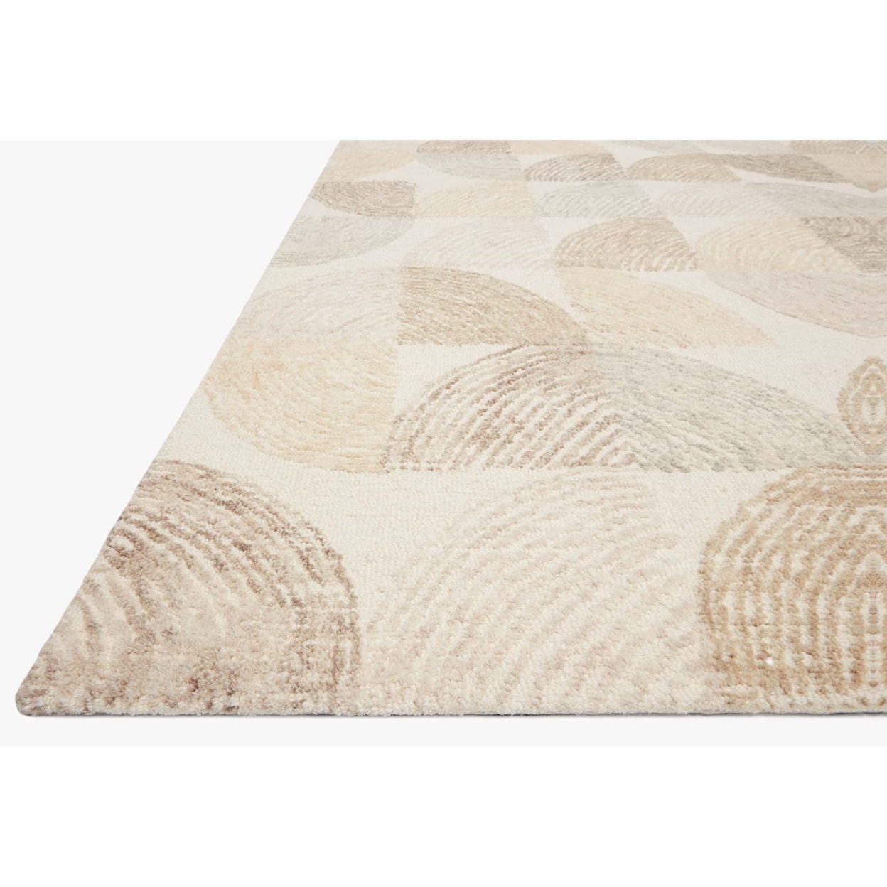 Loloi Rugs Milo 18" x 18"  Pebble / Multi Rug