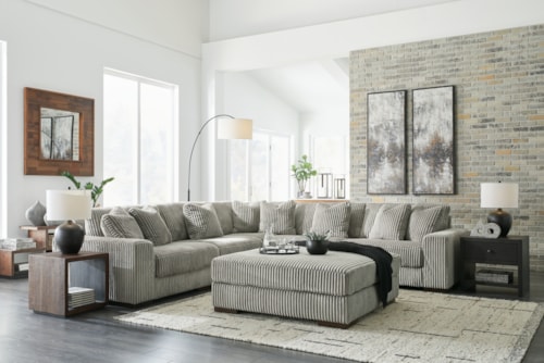 5-Piece Sectional And Ottoman