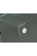 Steve Silver Preston Mid-Century Modern Rounded Glass Door Server with Adjustable Shelves