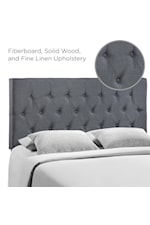 Modway Clique King Upholstered Fabric Headboard