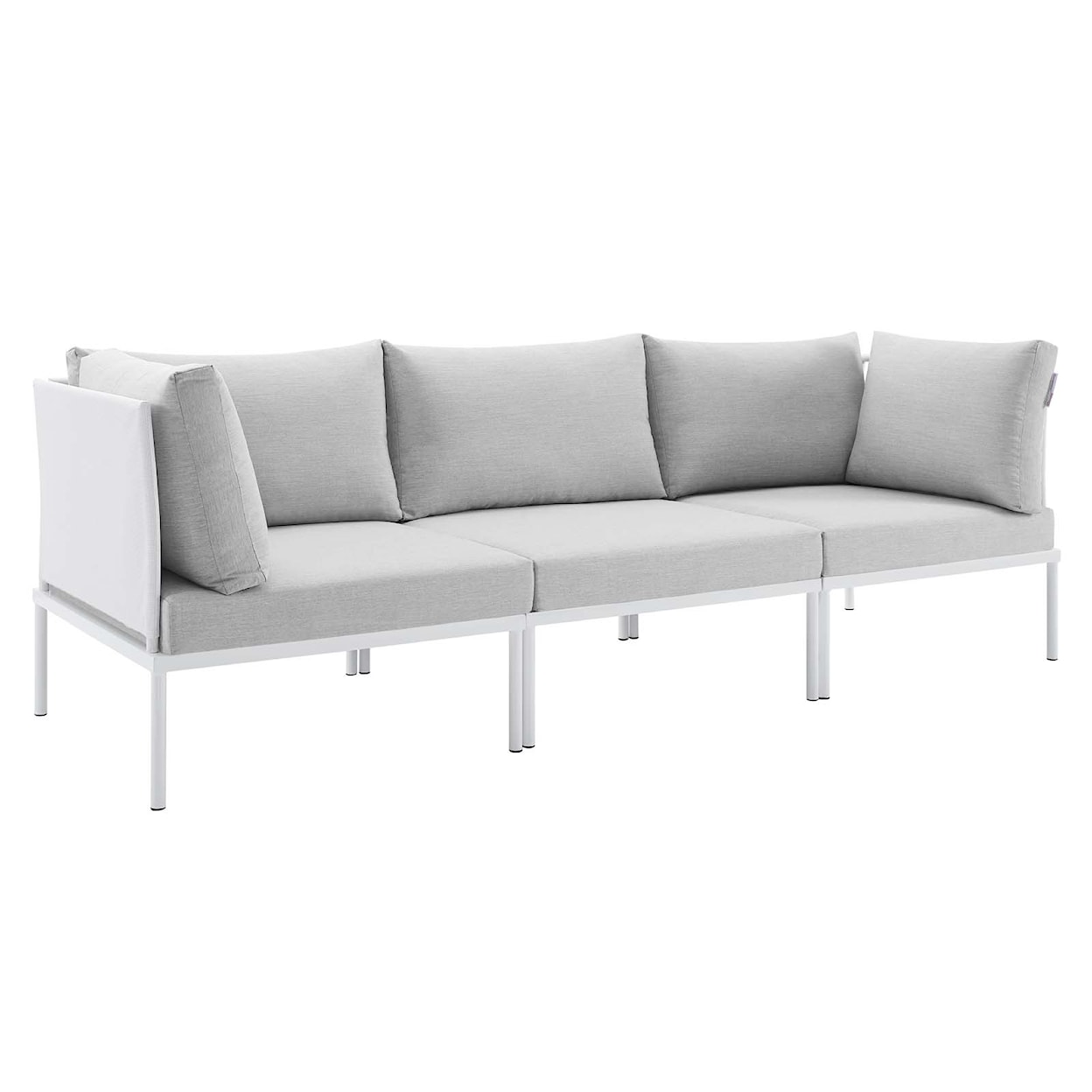 Modway Harmony Outdoor Aluminum Sofa