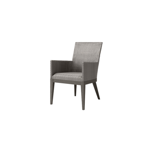 Siena Dining Arm Chair with Woven-In Cushion