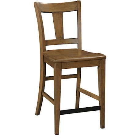 Tall Splat Back Chair, Latte