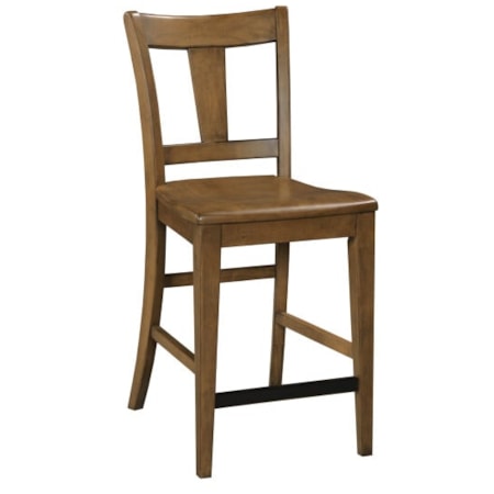 Tall Splat Back Chair, Latte