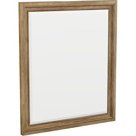 Transitional Rectangular Landscape Mirror