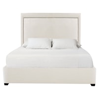 Morgan Fabric Panel Bed Extended Queen