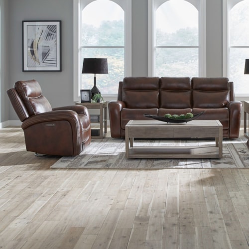 Transitional 2-Piece Living Room Set