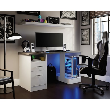 Two-Drawer Gaming Desk