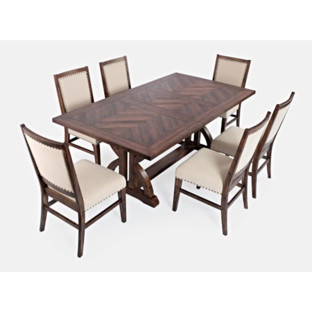 7-Piece Dining Table and Chair Set