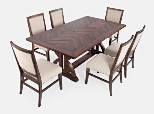 7-Piece Dining Table and Chair Set