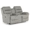 Best Home Furnishings Oren Power Rock Recline Loveseat w/ HR + Console