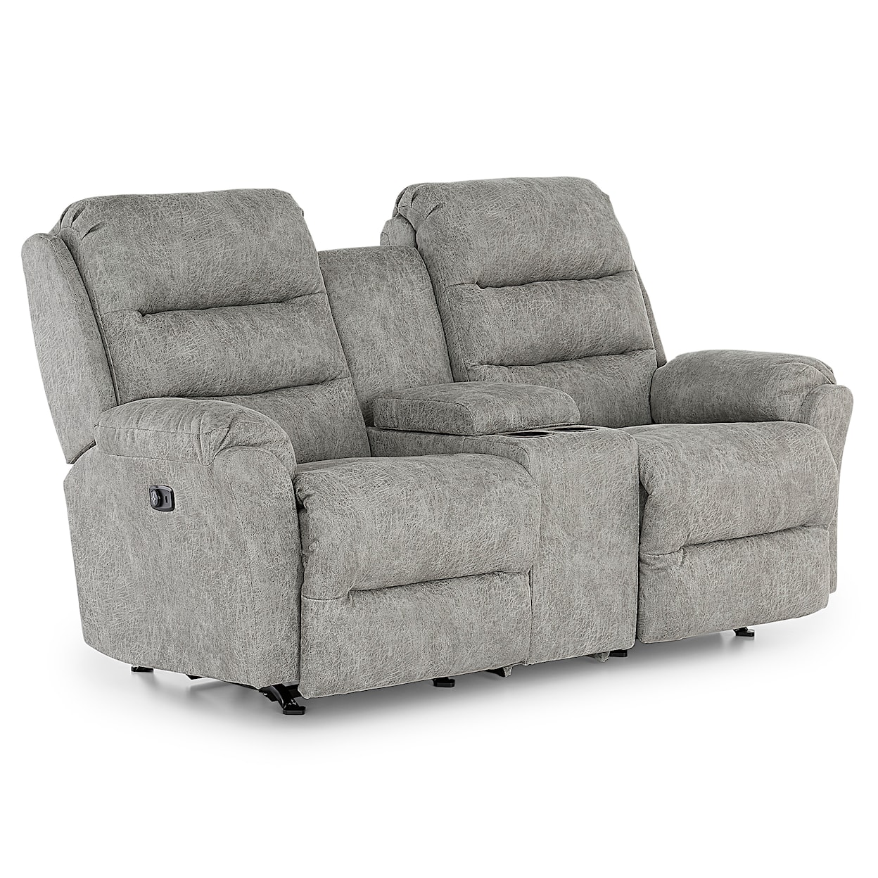 Best Home Furnishings Oren Power Rock Recline Loveseat w/ Console