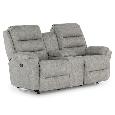 Rocking Reclining Loveseat w/ Console