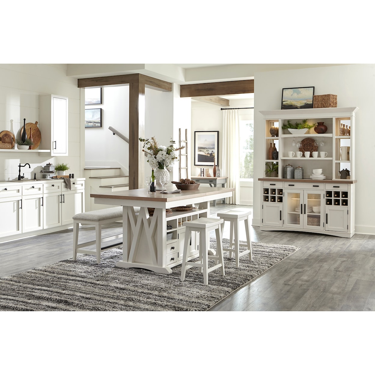 Parker House Americana Modern Casual Dining Room Group