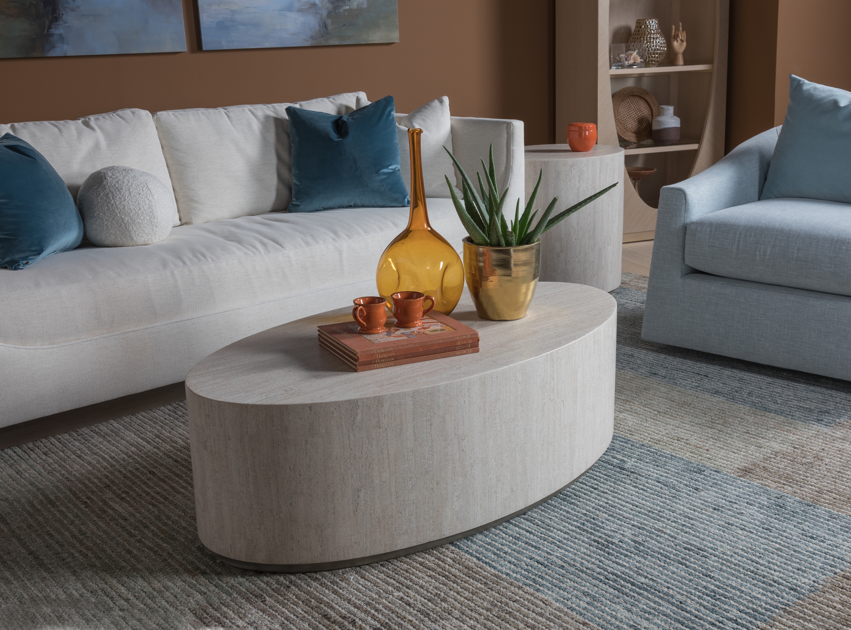 Artistica Cassio Oval Cocktail Table