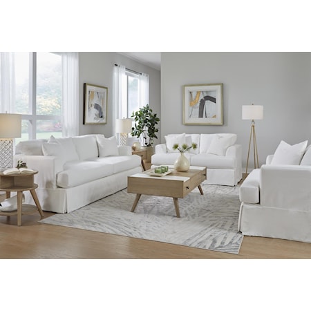 Slip Cover Loveseat