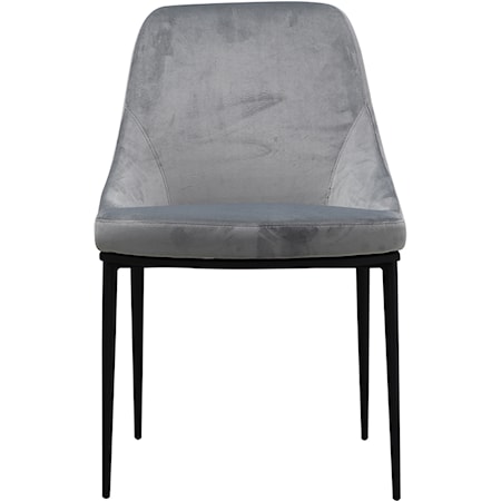 Velvet Upholstered Dining Chair