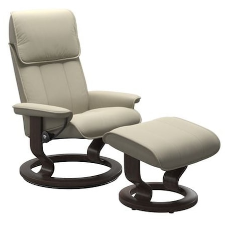 Large Reclining Chair and Ottoman