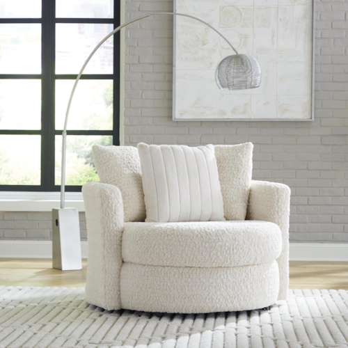 Transitional Swivel Chair