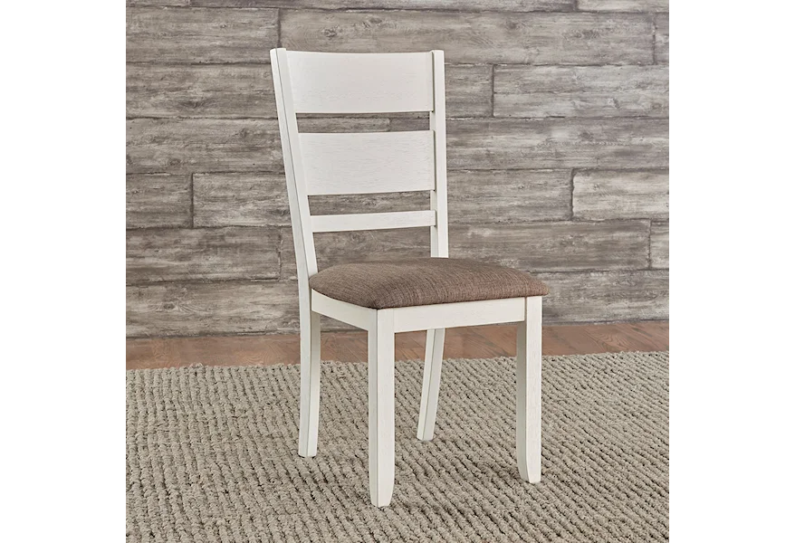 Brook Bay Slat Back Upholstered Side Chair by Liberty Furniture at Westrich Furniture & Appliances