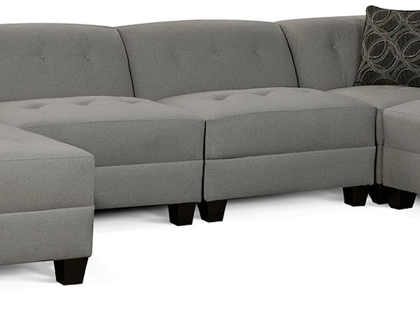 5-Piece Chaise Sectional Sofa