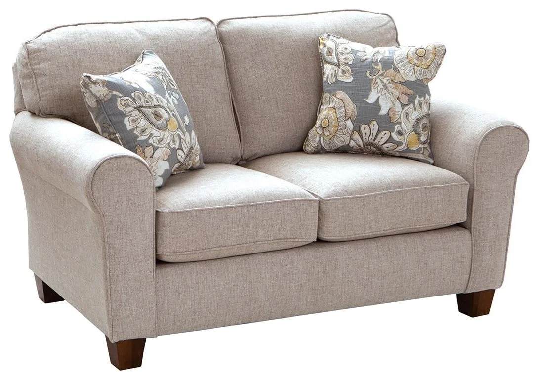 Best Home Furnishings Annabel L80DW Customizable Transitional Loveseat with Rolled arms and
