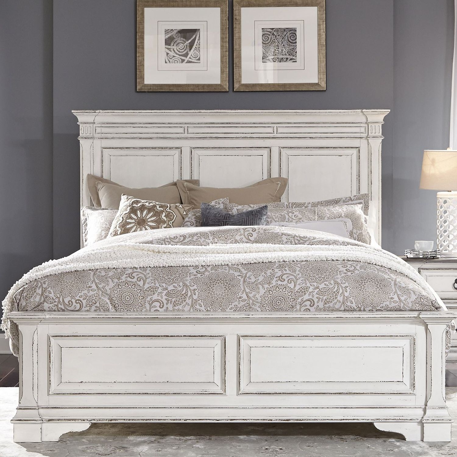 Liberty Furniture Abbey Park Queen Panel Bed