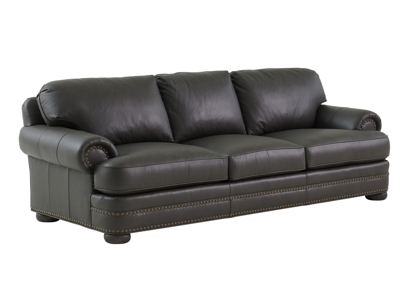 Kensington leather sofa online restoration hardware