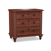 Traditional 3-Drawer Nightstand with Soft-Close Drawers