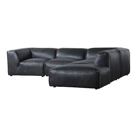 Luxe Dream Modular Sectional Antique Black