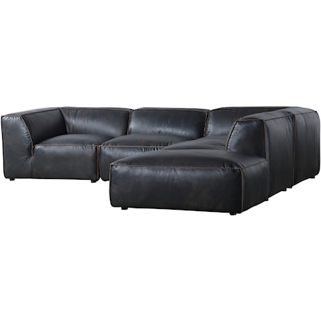 Luxe Dream Modular Sectional Antique Black