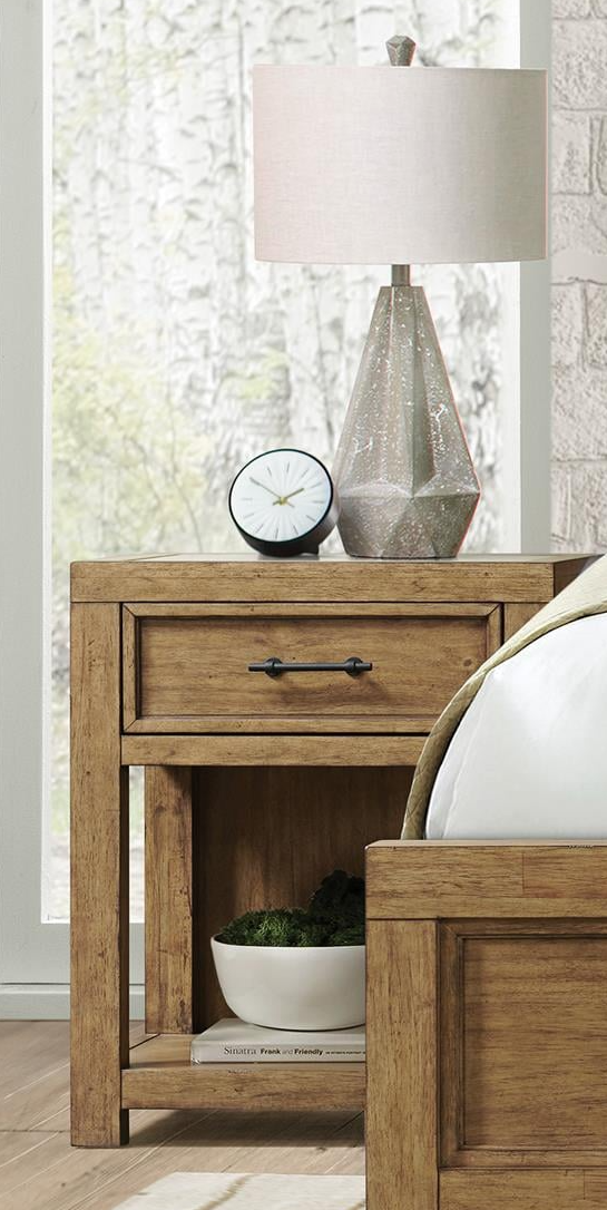 Riverside Furniture Bozeman 50568 Rustic Contemporary SingleDrawer