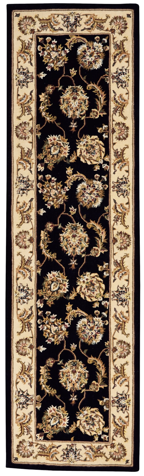 2'3" x  8' Black Runner Rug