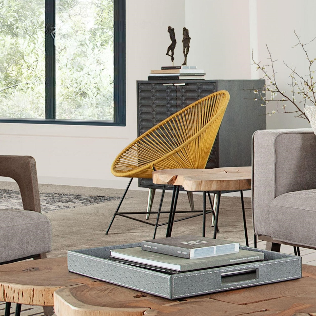 Diamond Sofa Furniture Sativa Set of 2 Accent Chairs