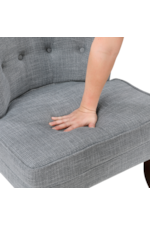 Homelegance Melrose Transitional Accent Chair with Tufted Back