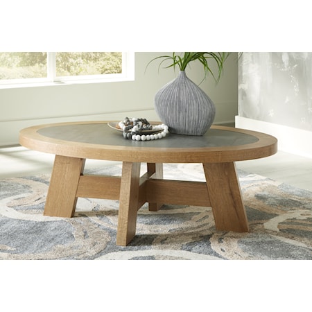 Oval Cocktail Table