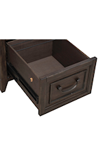 Liberty Furniture Paradise Valley Traditional 7-Drawer Executive Desk with Locking File Storage Drawers