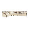 Michael Amini Chamberi 4-Piece Upholstered Sectional Sofa