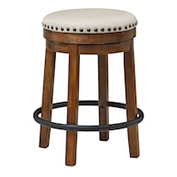 Backless Swivel Counter Height Stool