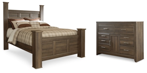 Queen Poster Bed And Dresser