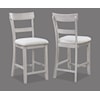 Crown Mark Fendy FENDY DRIFTWOOD WHITE 5 PIECE PUB | SET