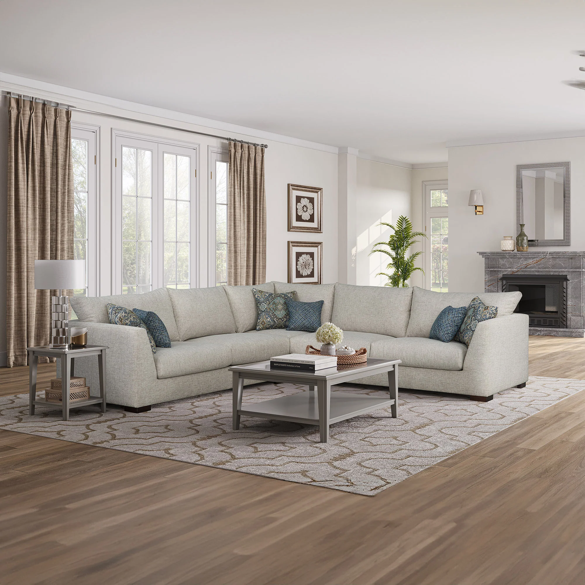 3-Piece Sectional Sofa