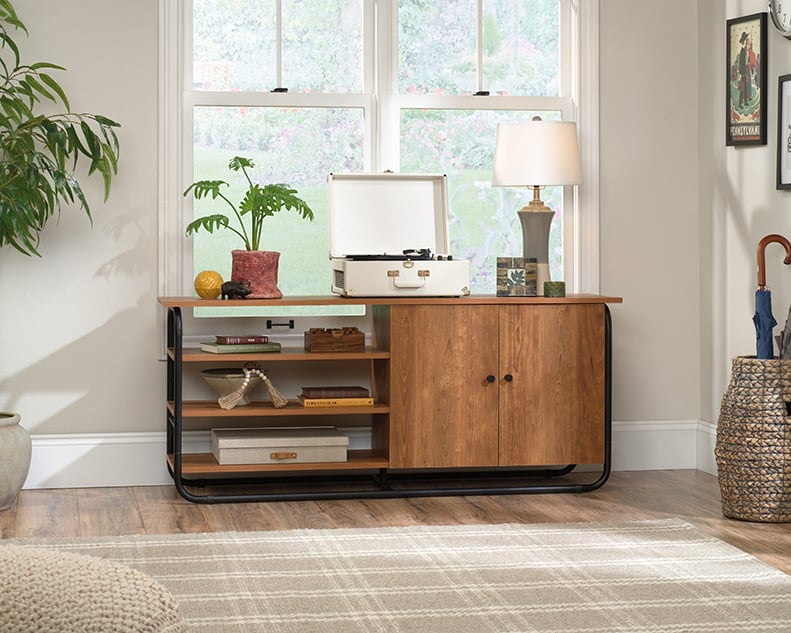 Sauder Union Plain Two-Door TV Credenza