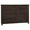 Vaughan-Bassett Denver Master Dresser+Landscape Mirror