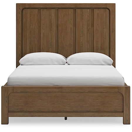 Casual Queen Panel Bed with Storage