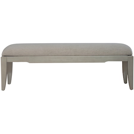 Contemporary Glam Upholstered Bed Bench
