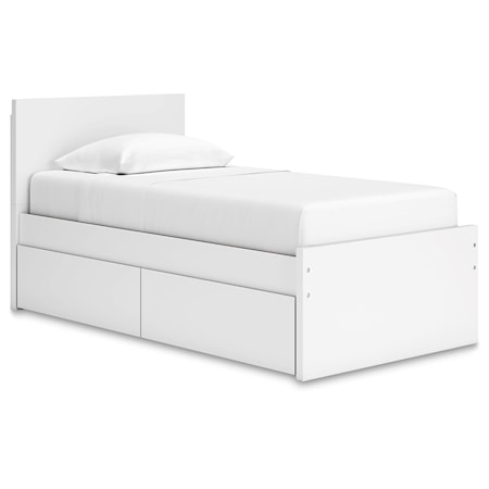 Twin Panel Platform Bed