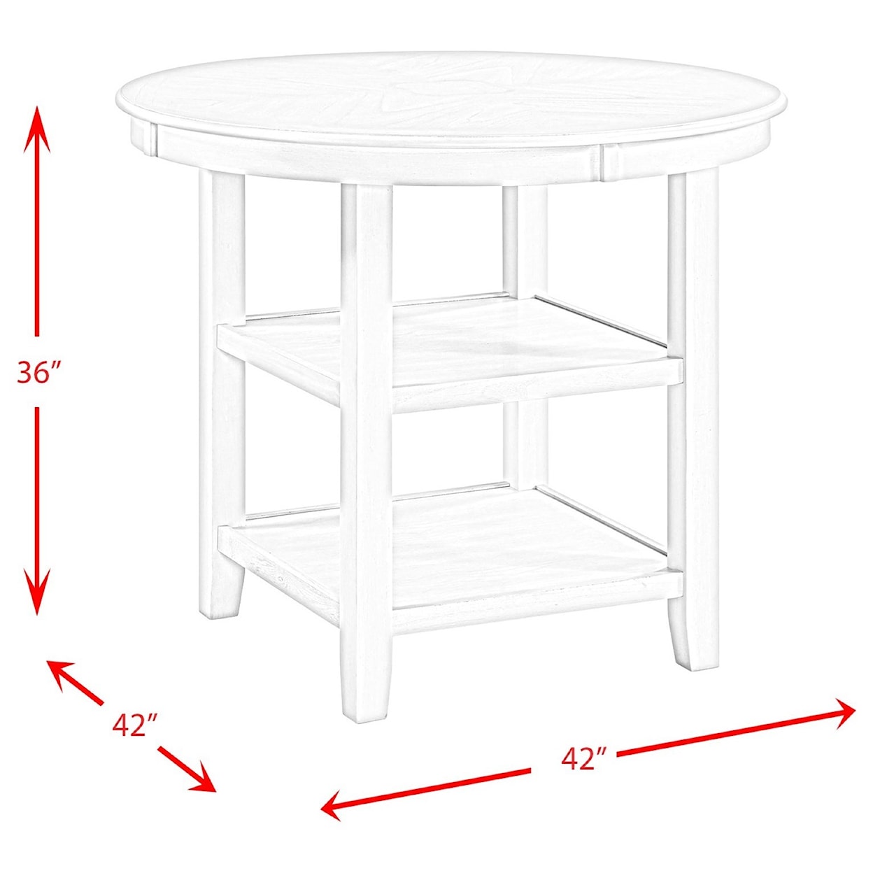 Elements Amherst Counter Height Dining Table