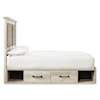Ashley Signature Design Cambeck King Upholstered Bed w/ 4 Drawers
